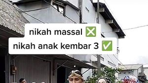 Viral Pernikahan Unik 3 Wanita Kembar di Jateng bak Nikah Massal