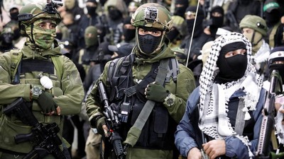 Potret Gahar Pejuang Muda Palestina