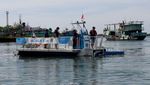 Potret Kapal Kiriman Prancis Untuk Bersihkan Sampah di Laut Bali
