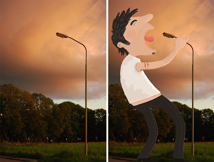 Bagaimana jadinya bila apa yang kalian bayangkan bisa dapat terwujud dengan baik? Hal ini yang dilakukan oleh ilustrator asal Belanda, Tineke Meirink.
