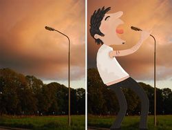 Seniman Ini Menuangkan Imajinasinya Pada Objek di Jalan, Hasilnya Keren