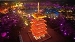 Sensasi Tur Malam di Taman Bunga Sakura Wuhan