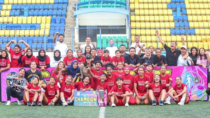 Tim Persis Solo Women tampil sebagai juara Piala Pertiwi Jateng 2022. Foto diunggah Selasa (21/3/2023).