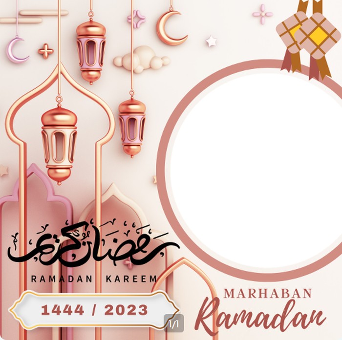 Twibbon Marhaban ya Ramadan 2023 bisa digunakan untuk menyambut puasa Ramadan 2023. Ibadah puasa tersebut dilakukan umat Islam di seluruh dunia setiap tahunnya.