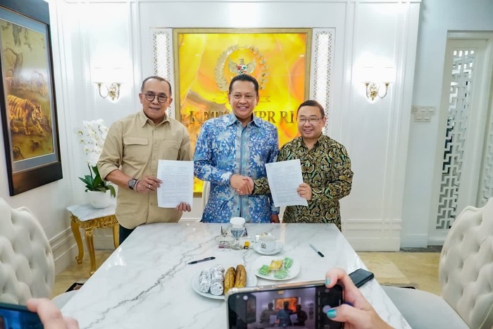 Bamsoet dan Pimpinan Kuai Kuai Belt and Road Holding