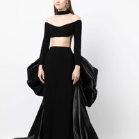 Gaun tersebut merupakan koleksi dari brand fashion Isabel Sanchis asal Spanyol. Isabel Sanchis dikenal dengan busana mewah dan khusus merancang gaun-gaun adi busana. Foto: Dok. Isabel Sanchis