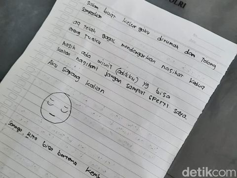 Isi Lengkap Surat Pelaku Mutilasi di Kaliurang, Titip Salam ke Keluarga. Foto diunggah Rabu (22/3/2023).