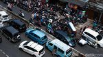 Kawasan Tanah Abang Terpantau Macet Jelang Puasa