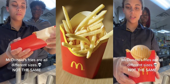 Kesal Porsi Kentang Goreng McD Disebut Dikurangi, Pegawai Ini Ungkap Faktanya