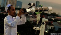 Pengamatan hilal hari ini dilakukan untuk menentukan tanggal 1 Ramadan.