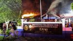 Potret Kebakaran Gedung LPPM Universitas Palangka Raya Dini Hari Tadi