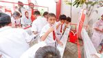 Peringati World Oral Health Day, Ratusan Siswa SD Belajar Cara Sikat Gigi