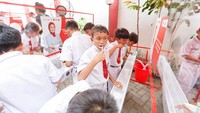 Kampanye yang diluncurkan di SDN Karet Tengsin 15 Jakarta ini menjadi momen untuk mengedukasi masyarakat menyikat gigi dua kali sehari.