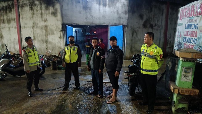 Polisi Berjaga di Lapas Jambi Setelah Mengalami Kebanjiran