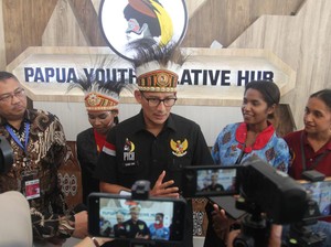 Sandiaga hingga Risma Puji Pembangunan Gedung Papua Youth Creative Hub