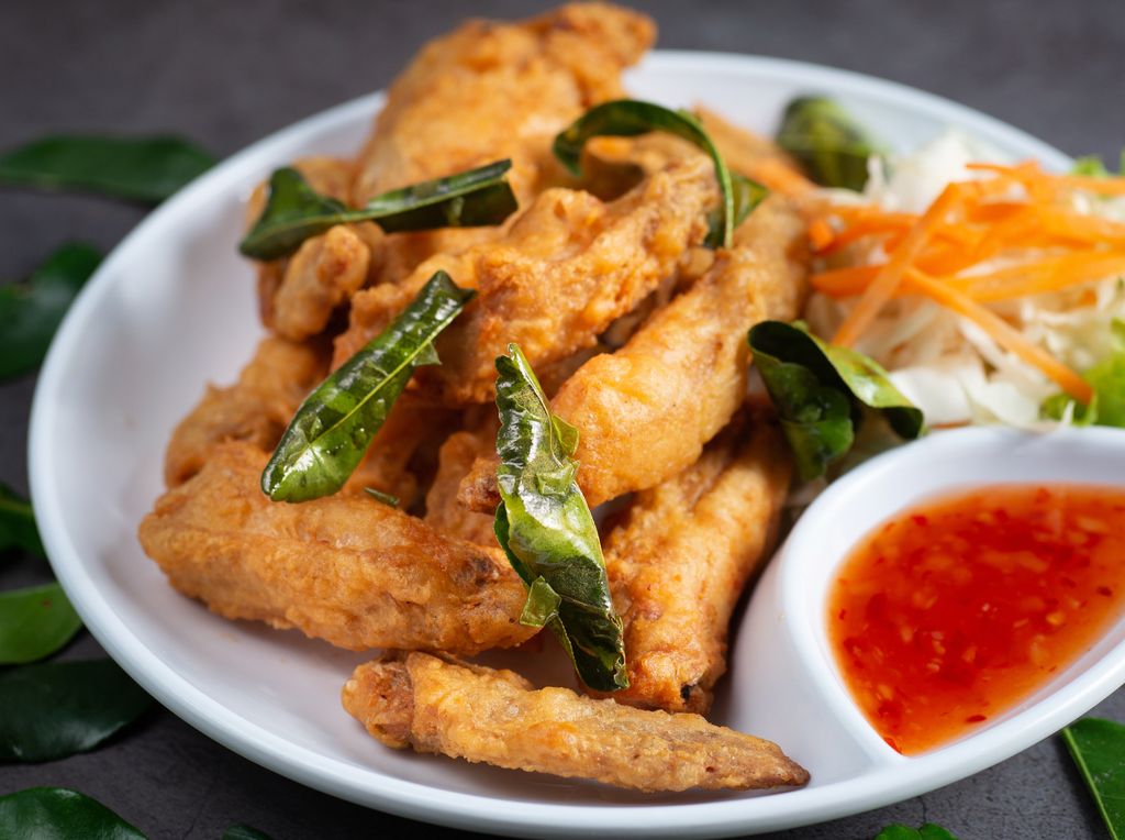 Resep Sayap Ayam Goreng Daun Jeruk