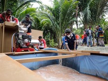 Mesin Karya Pemuda Papua di PYCH Tingkatkan Produktivitas Petani Sagu