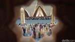 Potret Salat Tarawih di Masjid Raya Al Jabbar Bandung