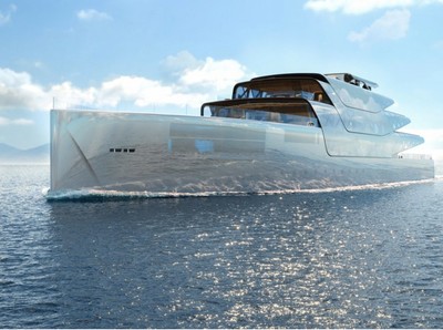 Gambar 3D Superyacht Bunglon