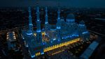 Terpesona Megahnya Masjid Raya Sheikh Zayed di Awal Ramadan