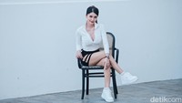 Astrid Angel juga berharap bisa punya rumah pribadi di tahun ini. (Foto: Rifkianto Nugroho)