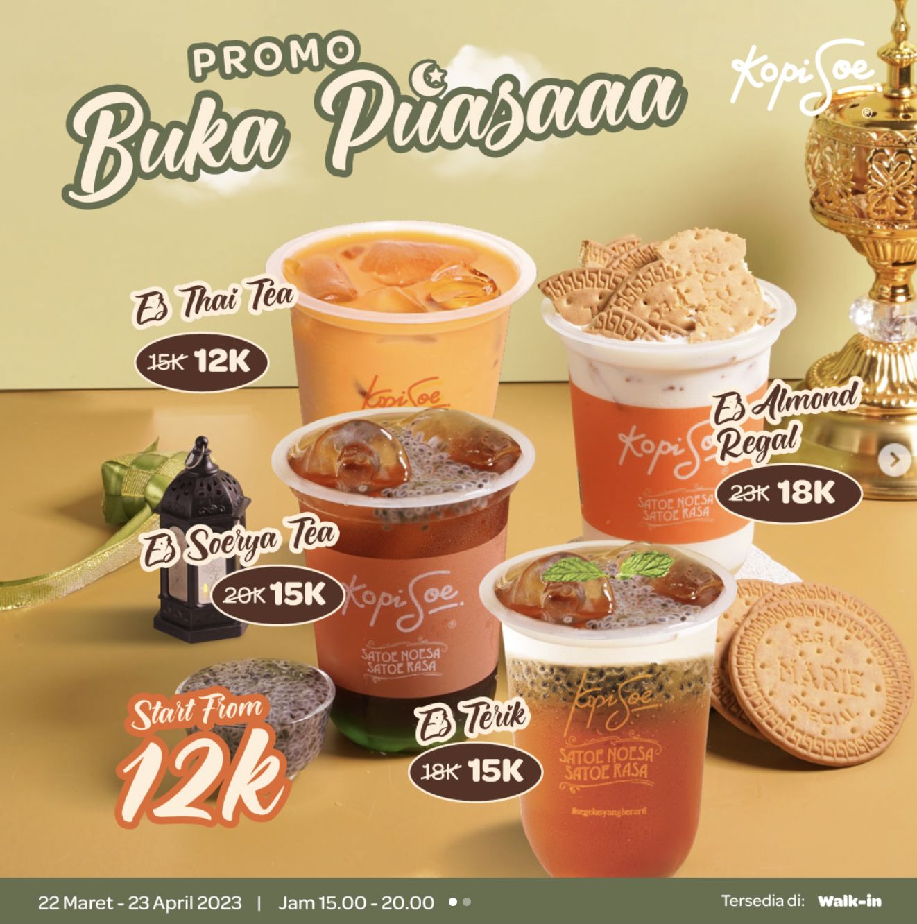 Asyik! 7 Gerai Kopi Ini Punya Promo Khusus Bulan Puasa