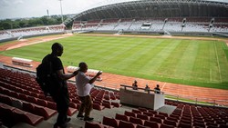 Delegasi FIFA Tinjau Stadion Gelora Sriwijaya Jakabaring