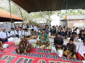 Kiai Pendukung Ganjar Doa Bersama untuk Leluhur di Kabupaten Gresik