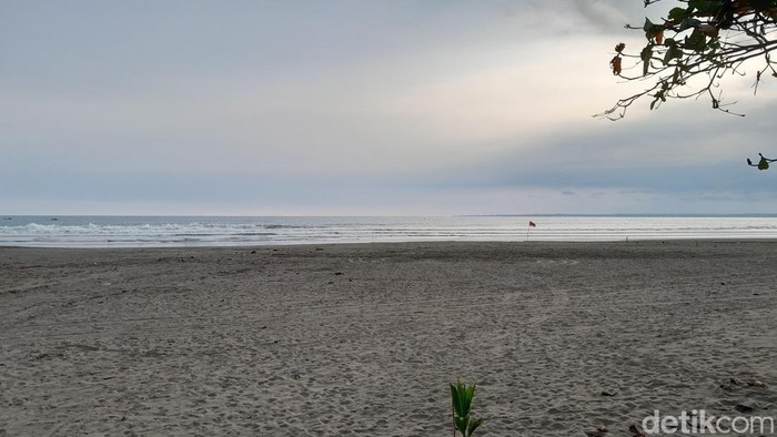 Lokasi tenggelamnya dua anak punk di pantai Pangandaran blok pos 5