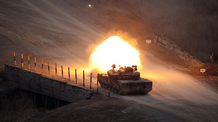 Bullets are pictured as U.S. army soldiers prepare for a live-fire drill which is a part of the joint military drill 