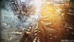 Melihat Proses Pembuatan Lemang, Makanan Khas Ramadan