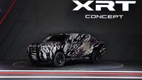 Mobil konsep dari All-New Triton, Mitsubishi XRT Concept, memiliki ciri khas karakter yang gagah di bagian depan dan kap yang kokoh. Karakter kokoh itu beranjut ke samping dengan style horizontal yang berani.  Foto: Dok. Mitsubishi Motors