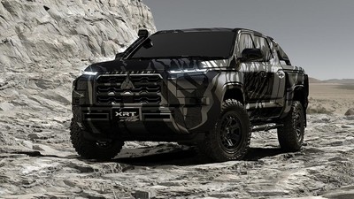 Calon Mitsubishi Triton Terbaru Unjuk Gigi