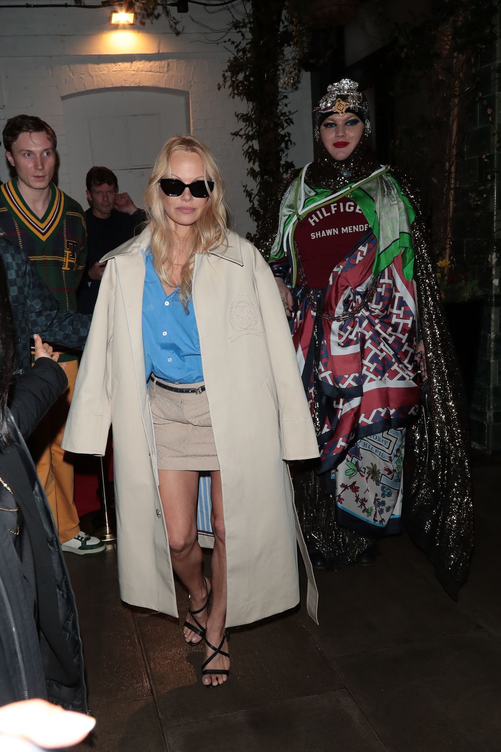 Pamela Anderson LONDON, ENGLAND - MARCH 20: Pamela Anderson seen leaving the Tommy x Shawn: The
