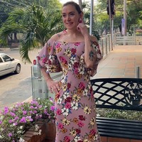 Wanita asal Kolombia itu pada November lalu melakukan persidangan lewat panggilan Zoom. Kala itu dia tengah mengawasi sidang tentang bom mobil. Foto: dok. Instagram