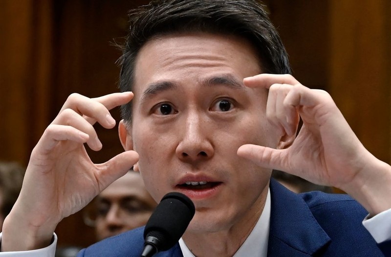 TikTok CEO Shou Zi Chew testifies before the House Energy and Commerce Committee hearing on 