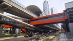 Halte TransJakarta Terintegrasi LRT Mulai Uji Coba