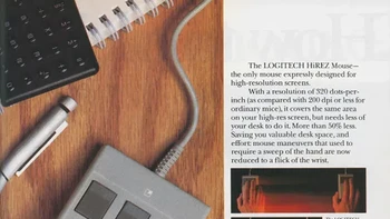 Iklan mouse Logitech. Foto: Rarehistoricalphotos