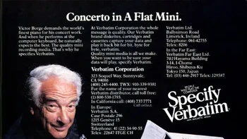 Victor Borger pilih merekam pakai disket Verbatim. Foto: Rarehistoricalphotos 