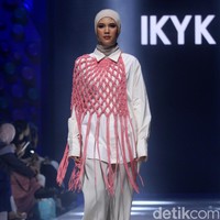 Inilah koleksi Artkea Stripes & IKYK di Muslim Fashion Festival 2023. Foto: Mohammad Abduh/Wolipop.