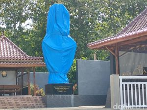PBNU Minta Patung Bunda Maria di DIY Ditutup Terpal Tak Dipolitisasi