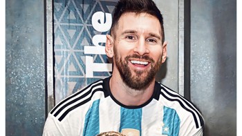 Membawa Argentina juara Piala Dunia kembali membuatnya semakin lengkap sebagai legenda sepakbola dari tanah Argentina. Foto: Twitter