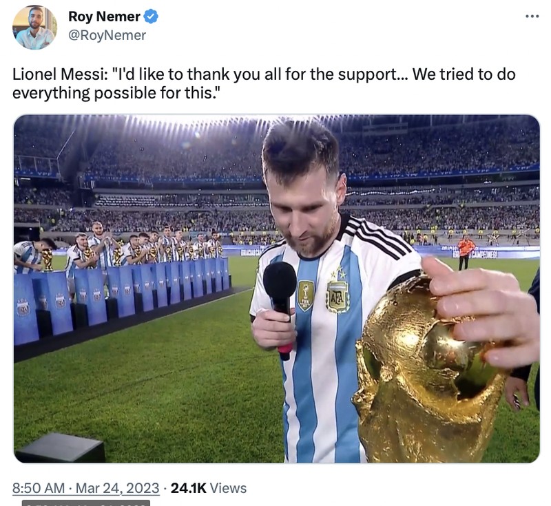 Meme Lionel Messi
