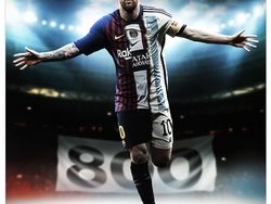 Lionel Messi Dielu-elukan Usai Cetak Gol ke-800