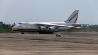 Pesawat raksasa dengan call-sign Ruslan ini merupakan armada kargo pesawat charter internasional spesialisasi angkut berat yang memiliki kapasitas muatan sampai dengan 150 ton dan memiliki panjang 69,10 meter serta tinggi 21,08 meter.