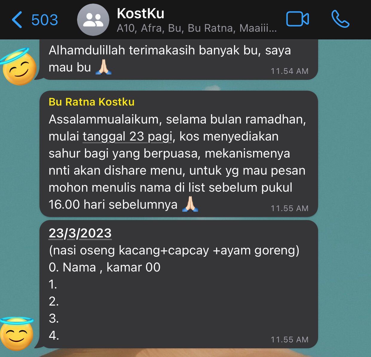 Mulia! Ibu Kos Ini Sediakan Makanan Sahur Gratis untuk Penghuninya
