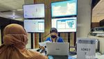 Penampakan Calon Pemudik Gratis Antre Verifikasi di Dishub DKI Jakarta