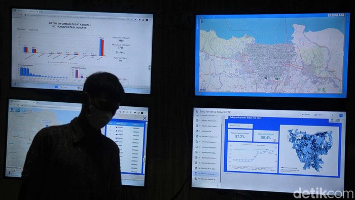 Dishub DKI Jakarta menggelar program mudik lebaran gratis 2023. Hari ini, warga yang telah mendaftar mendatangi Dishub DKI Jakarta untuk memverifikasi pendaftaran.