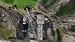 Potret Mobil Jadi Korban Banjir-Badai Topan di California