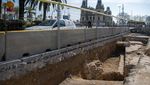 Potret Sisa Tembok Kota Barcelona Abad 16 Muncul di Stasiun Metro Drassanes